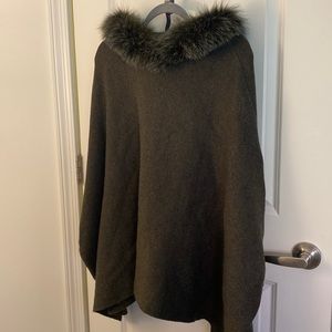 Pookie and Sebastian Fox fur poncho